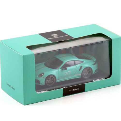 1:43 Minichamps Porsche 911 (992) Turbo S China 20th Anniversary mint green WAP DEALER