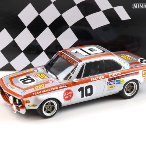 1:18 Minichamps BMW 2800 CS Team Schnitzer Motul 24h SPA 1972 Fitzpatrick/ Peltier