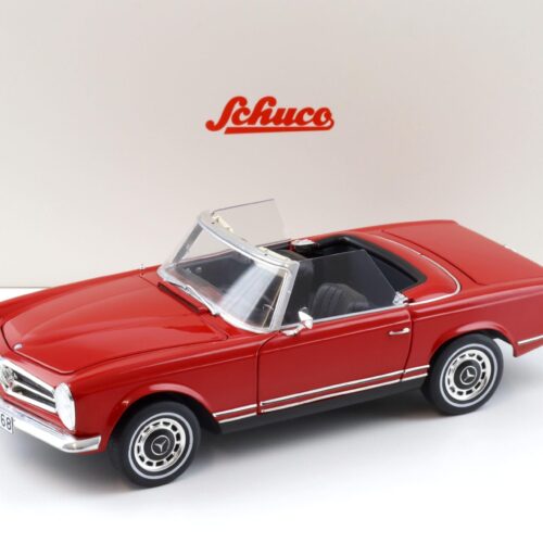1:18 Schuco Mercedes 280 SL Pagode W113 with Hardtop red/ black