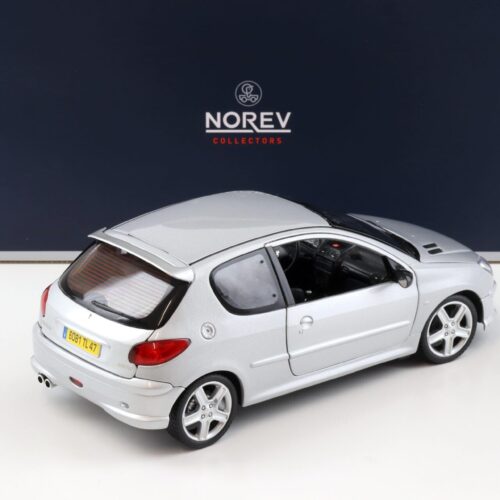1:18 Norev Peugeot 206 RC Aluminium silver metallic 2003