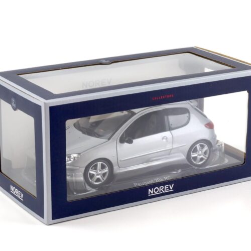 1:18 Norev Peugeot 206 RC Aluminium silver metallic 2003