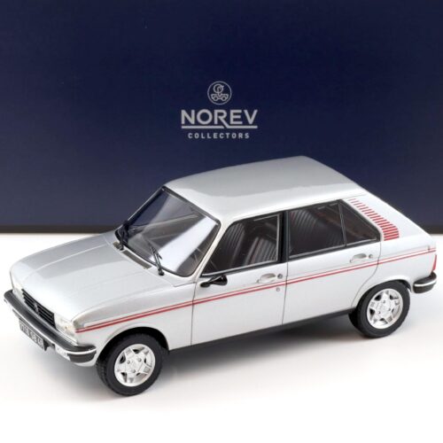 1:18 Norev Peugeot 104 S 1981 silver metallic - Limited 104 pcs.
