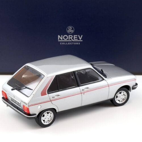 1:18 Norev Peugeot 104 S 1981 silver metallic - Limited 104 pcs.