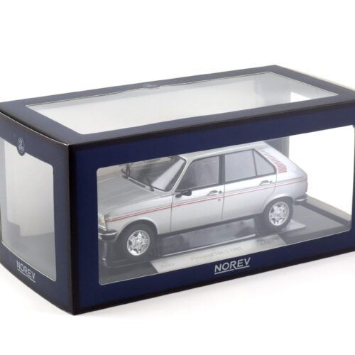 1:18 Norev Peugeot 104 S 1981 silver metallic - Limited 104 pcs.