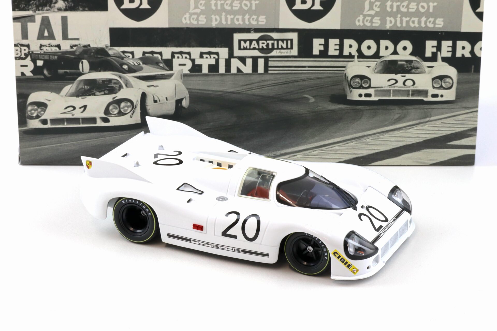 1:18 WERK83 Porsche 917/20 Kauhsen/ van Lennep 3h Le Mans 1971 #20 white