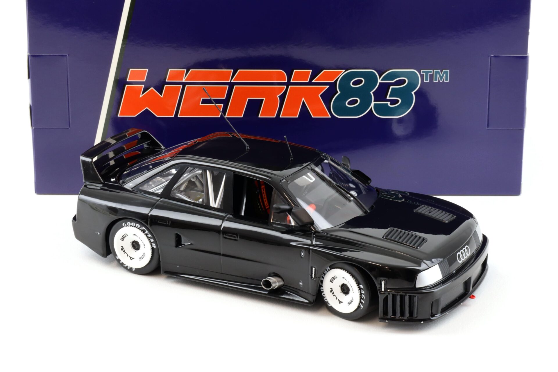 1:18 WERK83 Audi 90 IMSA GTO Test Car IMSA Series 1989 black