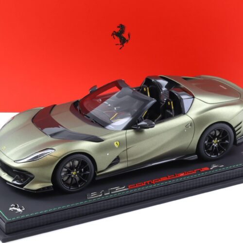 1:18 BBR Ferrari 812 Competizione A Aperta Verde Manzoni matt - Limited 70 pcs.