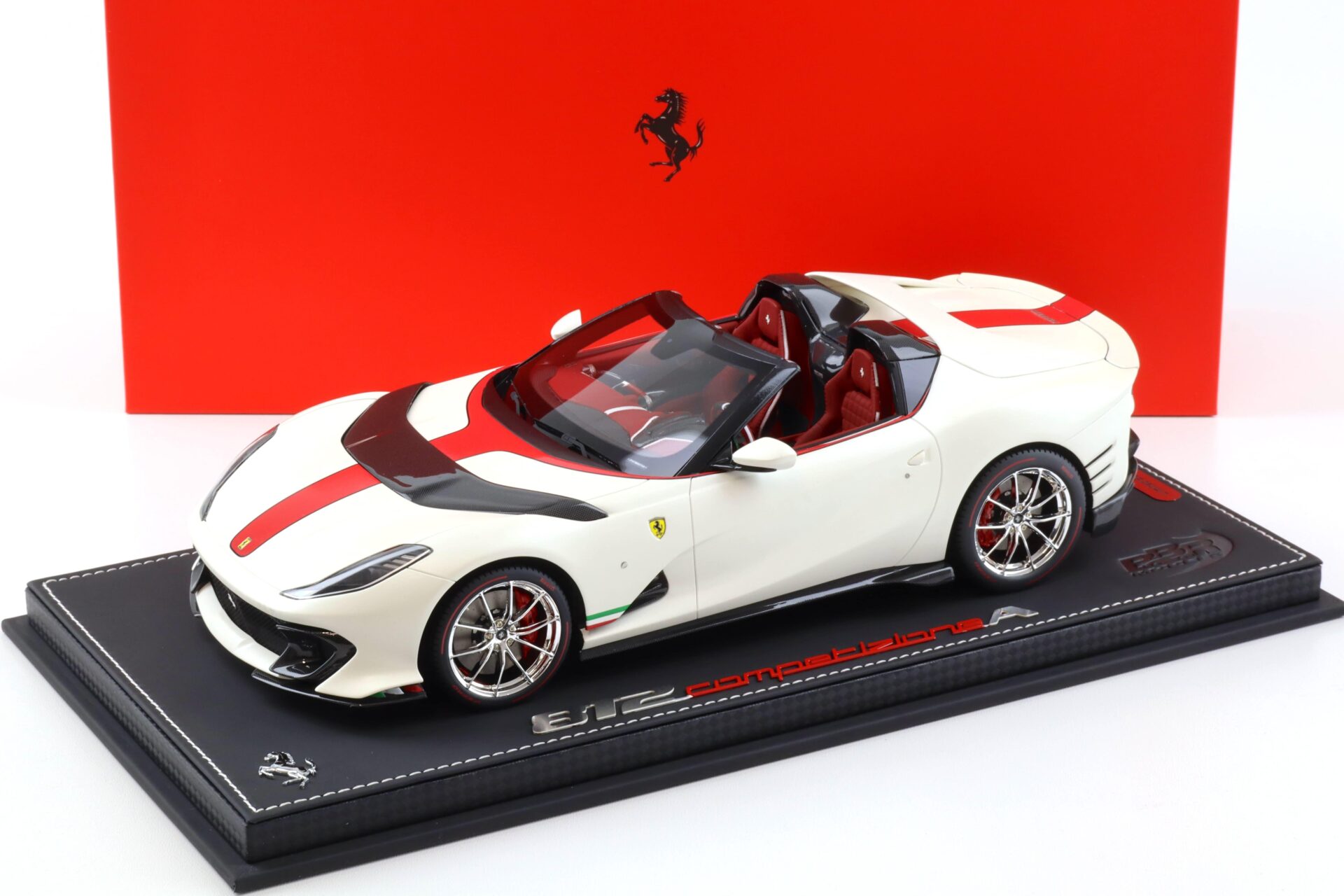 1:18 BBR Ferrari 812 Competizione A Aperta Bianco Italia matt - Limited 70 pcs.