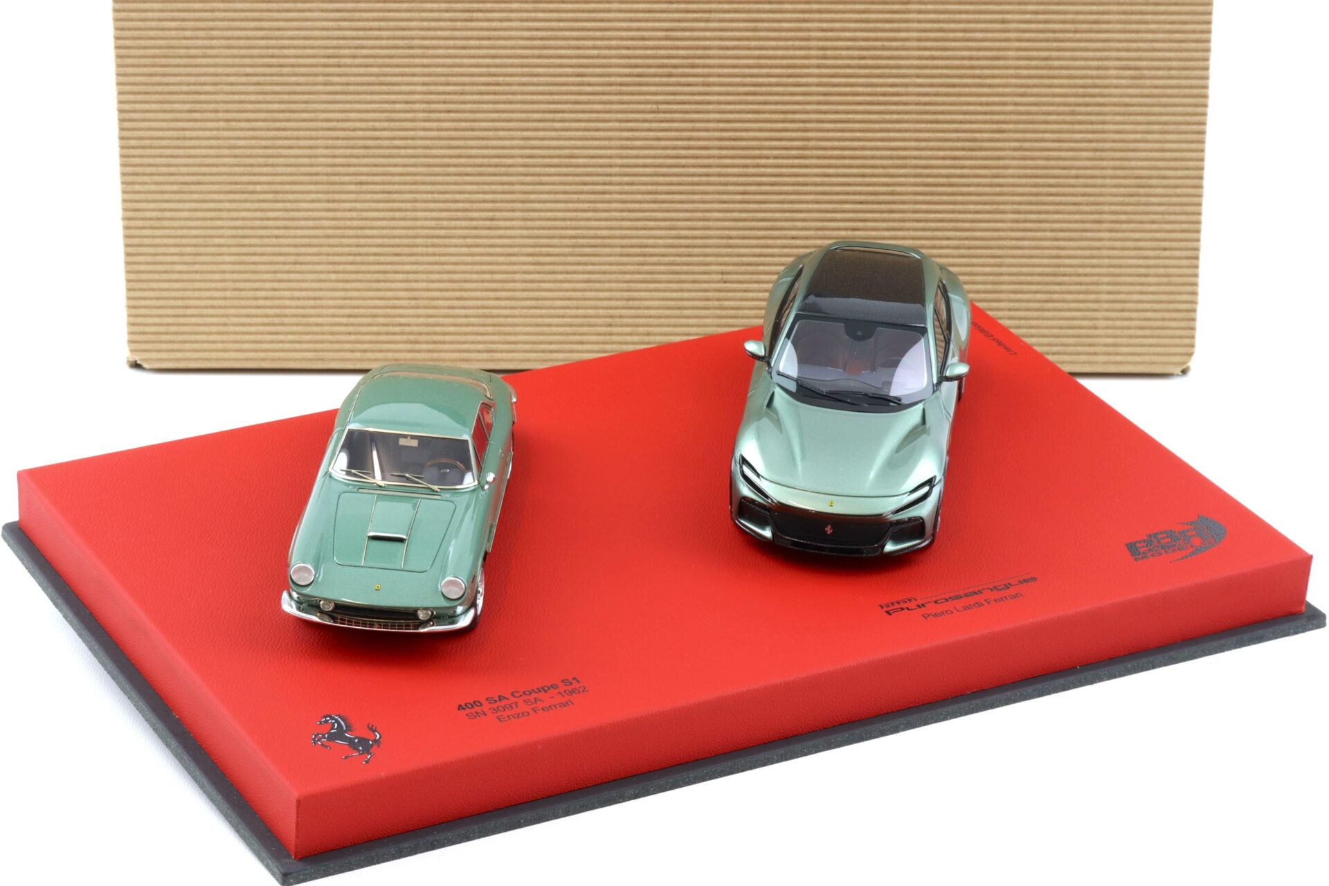 1:43 BBR Special SET Ferrari Purosangue Piero Ferrari & Ferrari 400 SA Enzo Ferrari - Limited 72 pcs.