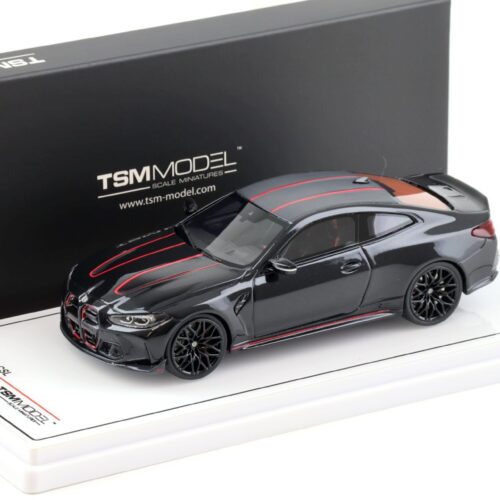 1:43 TSM Model BMW M4 CSL Coupe G82 Sapphire black/ red 2022 TSM430775