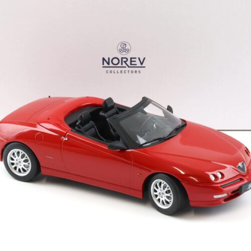 1:18 Norev Alfa Romeo Spider 2.0 T.Spark 1999 with Softtop red - Limited 1250 pcs. - Image 2