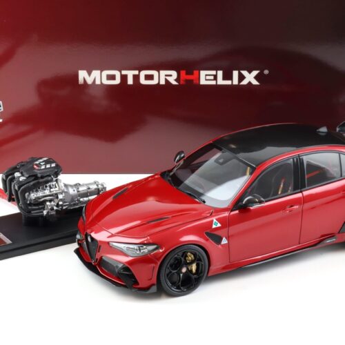 1:18 Motorhelix Alfa Romeo Giulia GTAm Rosso GTA red + engine Die-Cast M89007