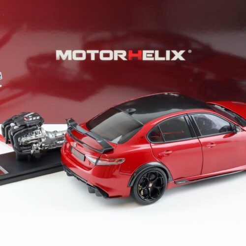1:18 Motorhelix Alfa Romeo Giulia GTAm Rosso GTA red + engine Die-Cast M89007