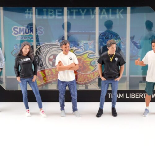 1:18 American Diorama Figuren Team Liberty Walk LBWK Set 5 pcs. Figures AD-90100