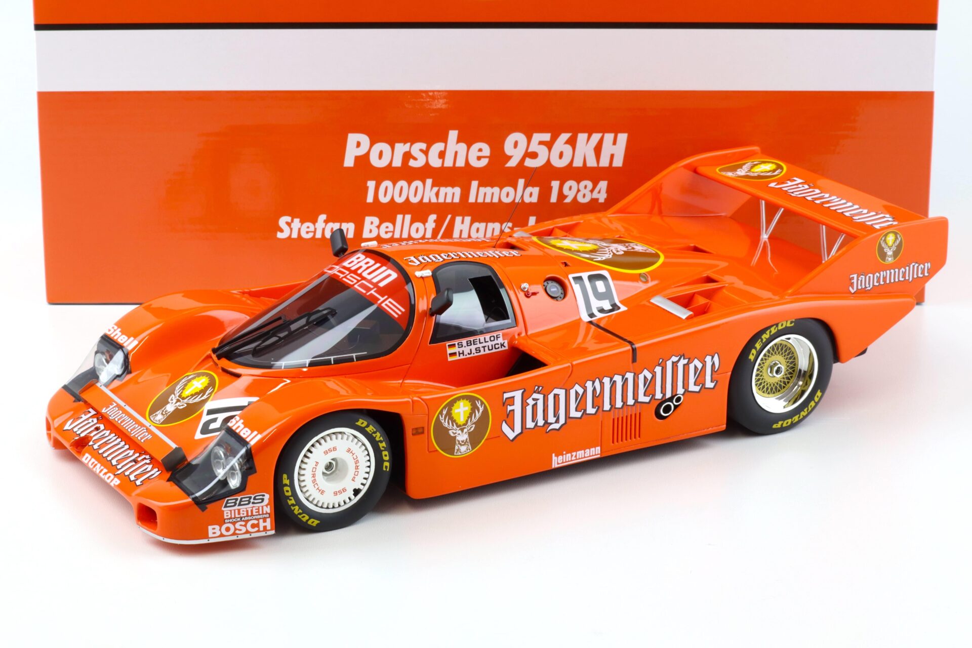 1:12 WERK83 Porsche 956 KH Jägermeister #19 Winner 1000km Imola 1984 Stuck/Bellof