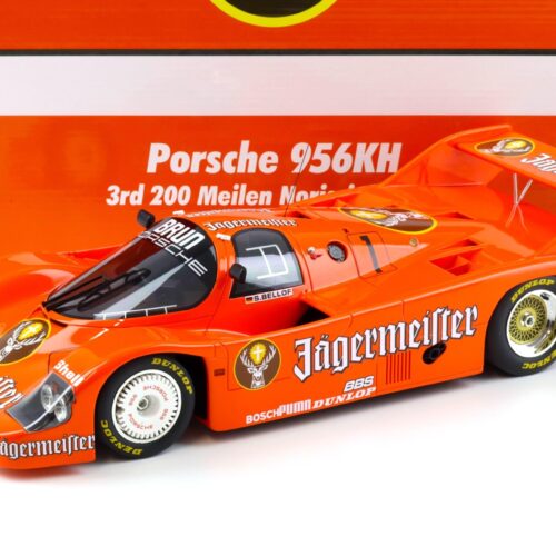 1:12 WERK83 Porsche 956 K Jägermeister #1 Norisring 3rd 200 Miles 1984 Bellof