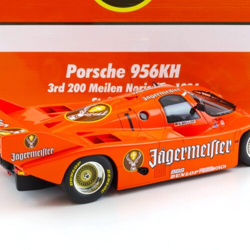 1:12 WERK83 Porsche 956 K Jägermeister #1 Norisring 3rd 200 Miles 1984 Bellof