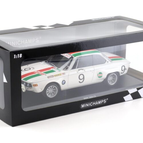 1:18 Minichamps BMW 2800 CS Castrol BMW 24h SPA 1971 Moorkens/Haxhe #9