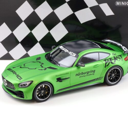 1:18 Minichamps Mercedes AMG GT-R 2017 RINGTAXI Nürburgring the Beast green