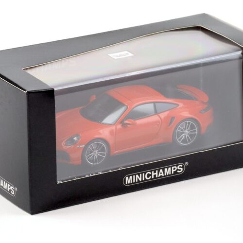 1:43 Minichamps Porsche 911 992 Turbo S Coupe 2020 Lava orange