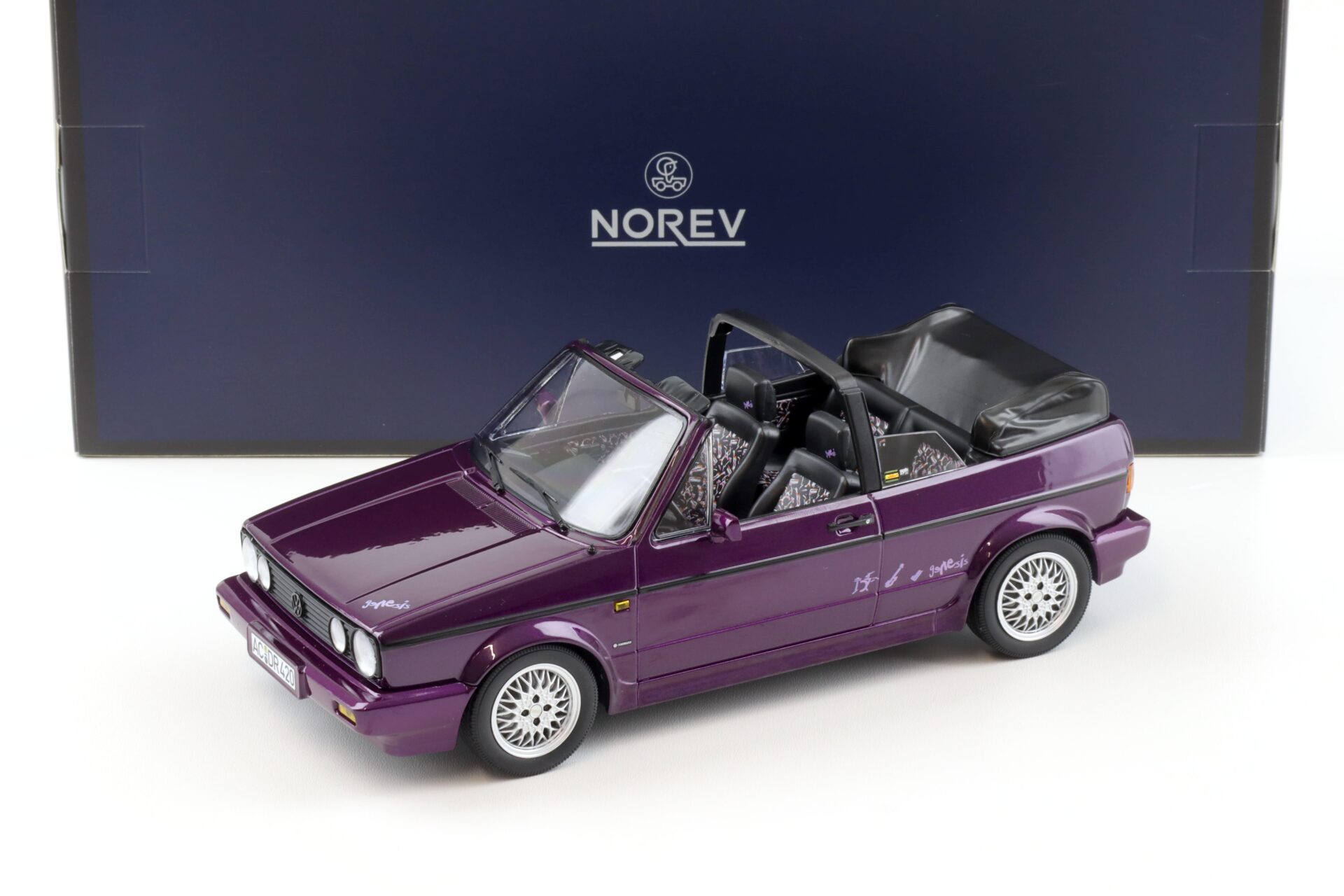 1:18 Norev VW Golf 1 Cabriolet Genesis 1992 purple metallic - Limited 500 pcs.