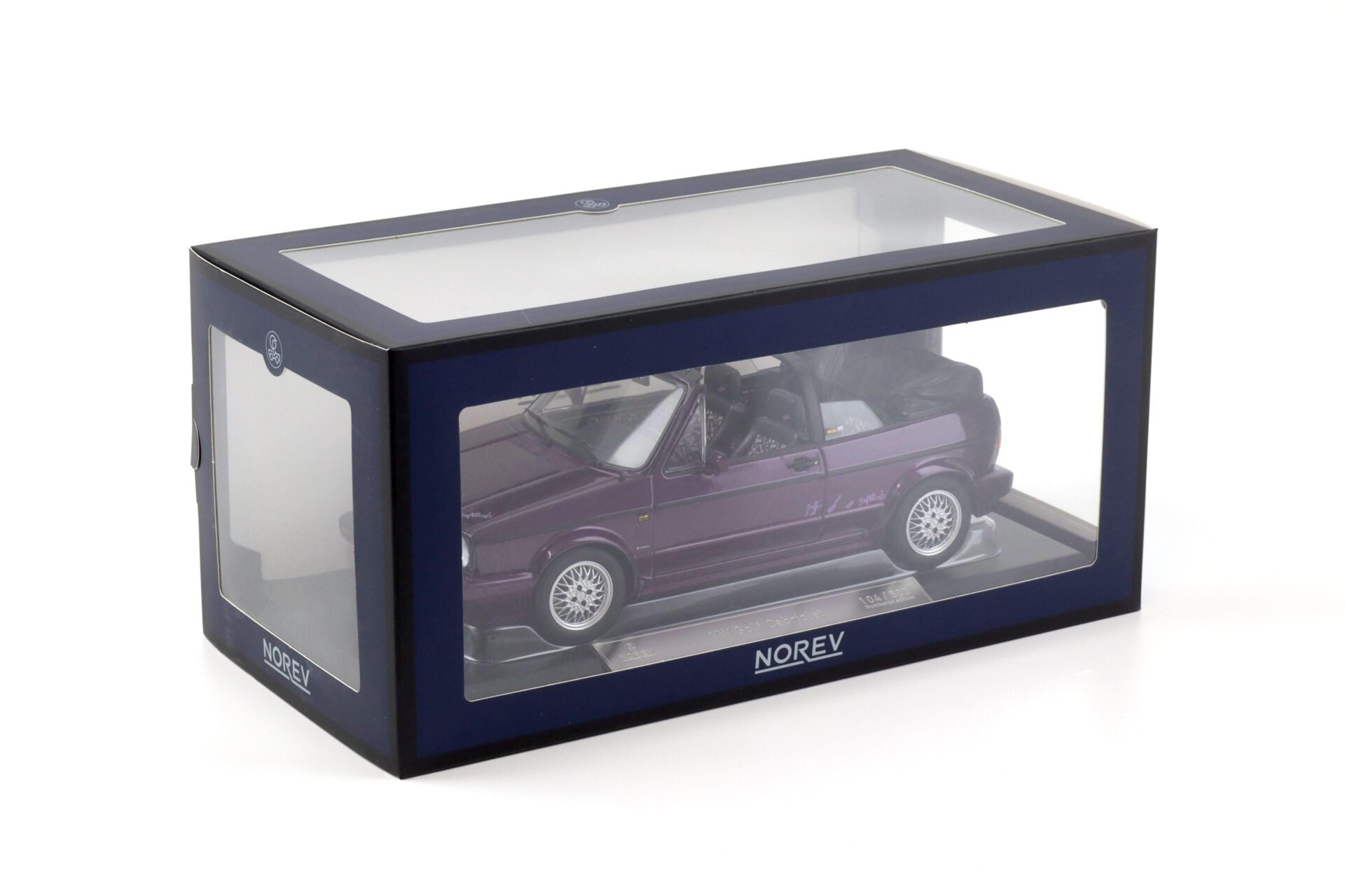 1:18 Norev VW Golf 1 Cabriolet Genesis 1992 purple metallic - Limited 500 pcs.