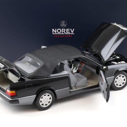 1:18 Norev Mercedes 300 CE-24 A124 Convertible 1990 black 183566