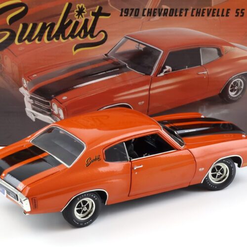 1:18 ACME 1970 Chevrolet Chevelle SS 454 LS6 Coupe Sunkist orange