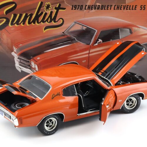 1:18 ACME 1970 Chevrolet Chevelle SS 454 LS6 Coupe Sunkist orange