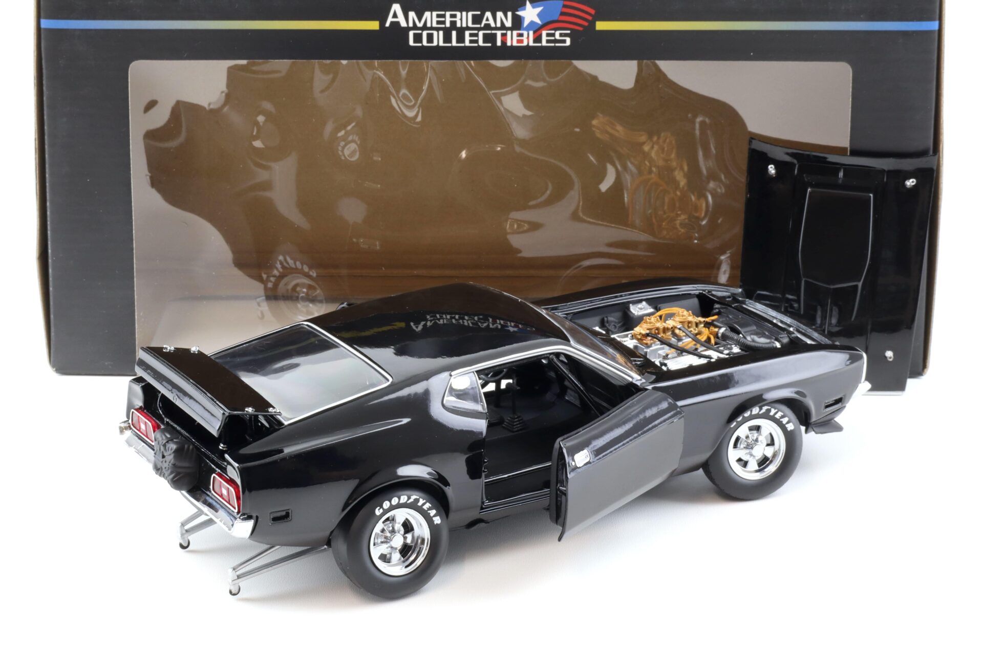 1:18 Sun Star 1971 Ford Mustang Pro Stock Drag Car black 3618