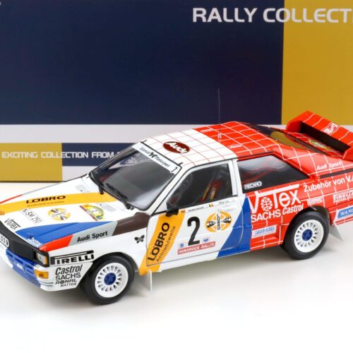 1:18 Sun Star Audi Quattro A1 Winner Int. AVD/STH Hunsrück Rally 1984 #2 Demuth