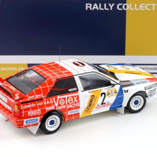 1:18 Sun Star Audi Quattro A1 Winner Int. AVD/STH Hunsrück Rally 1984 #2 Demuth