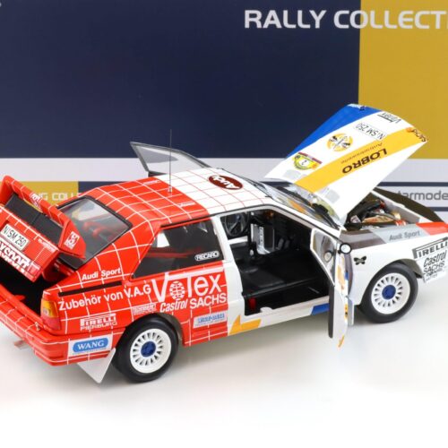 1:18 Sun Star Audi Quattro A1 Winner Int. AVD/STH Hunsrück Rally 1984 #2 Demuth