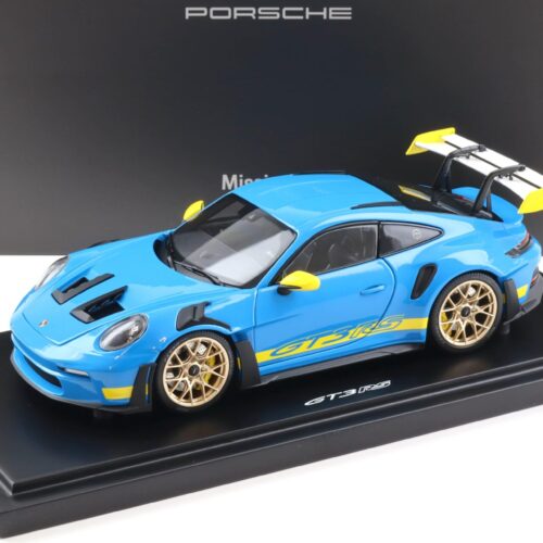 1:18 Minichamps Porsche 911 992 GT3 RS Daytona Bergmeister Riviera blue WAP DEALER