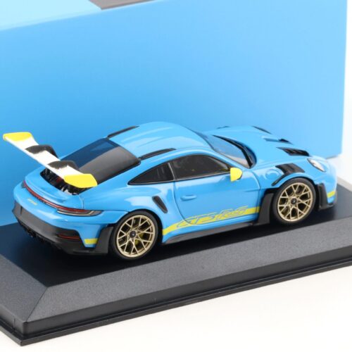 1:43 Minichamps Porsche 911 992 GT3 RS Daytona Bergmeister Riviera blue WAP DEALER