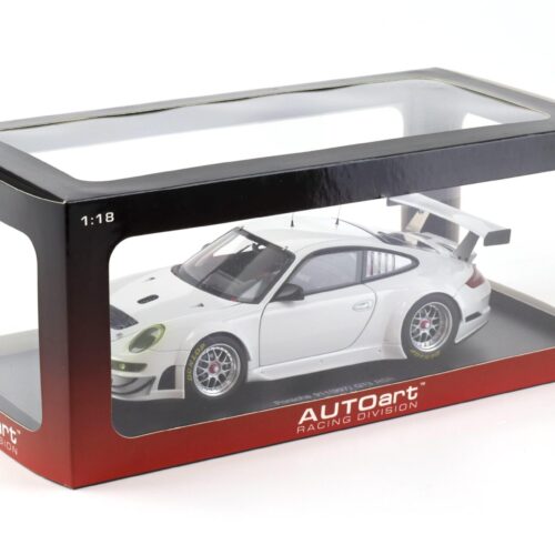 1:18 AUTOart Porsche 911 (997) GT3 RSR 2010 Plain Body Version white 81073