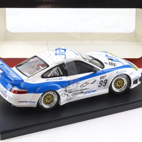 1:18 AUTOart Porsche 911 (996) GT3 RSR FIA GT Mugello 2006 #99 Gruber 80672 - Image 3