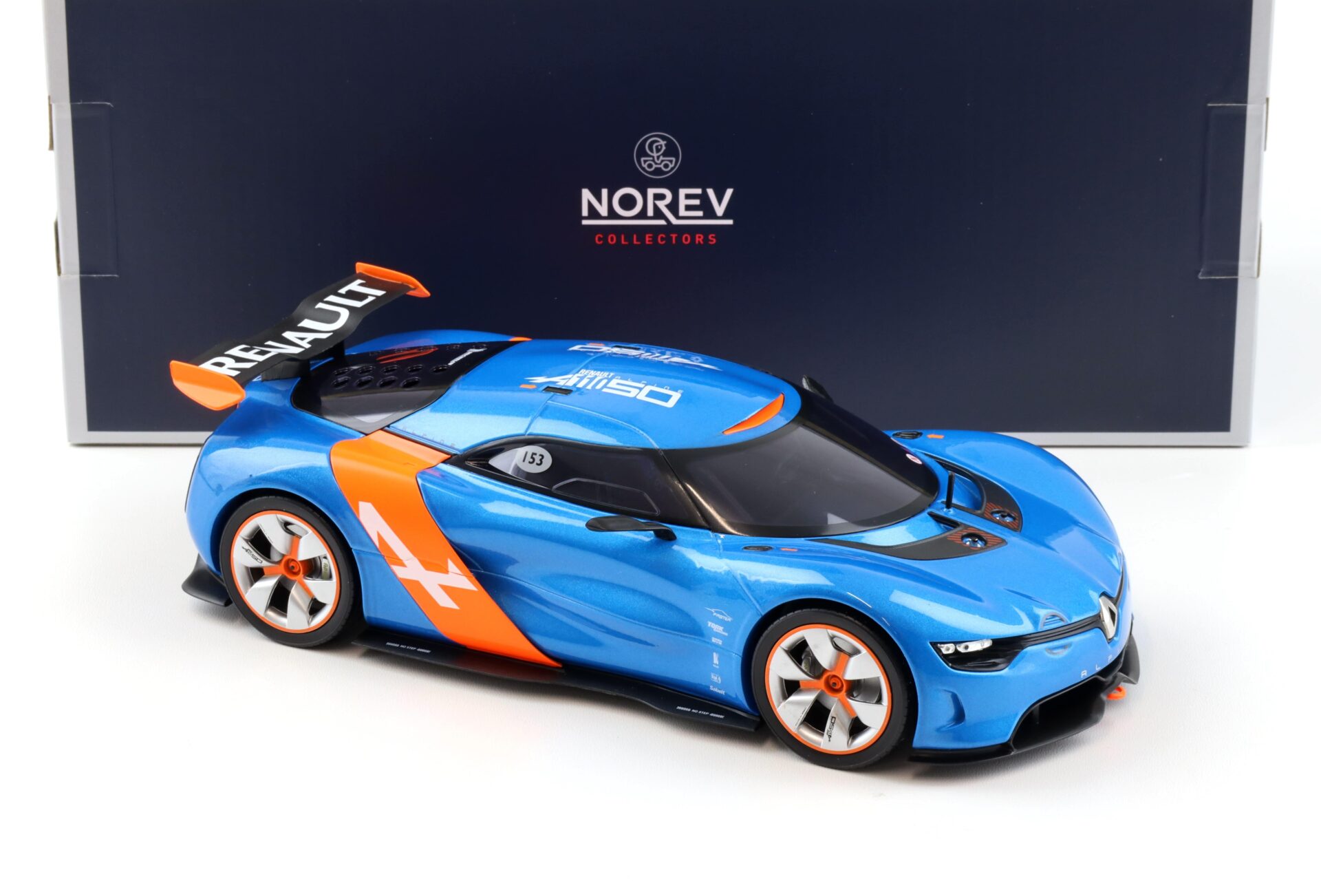 1:18 Norev Renault Alpine A110-50 blue metallic/ orange 185147