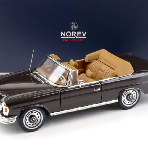 1:18 Norev Mercedes 280 SE Cabriolet W111 1969 brown 183568