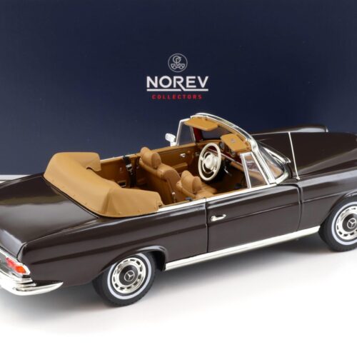 1:18 Norev Mercedes 280 SE Cabriolet W111 1969 brown 183568
