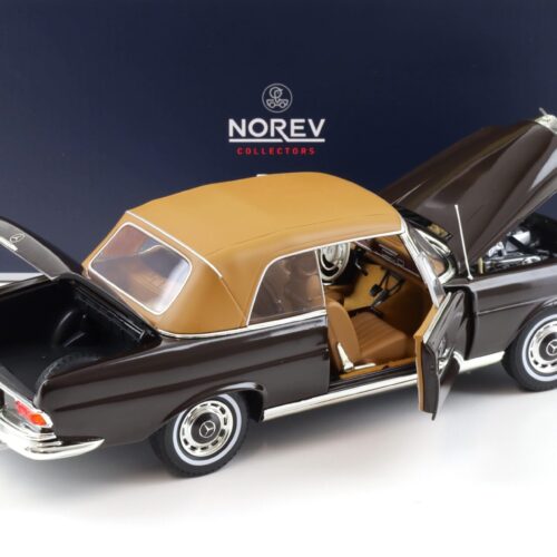 1:18 Norev Mercedes 280 SE Cabriolet W111 1969 brown 183568