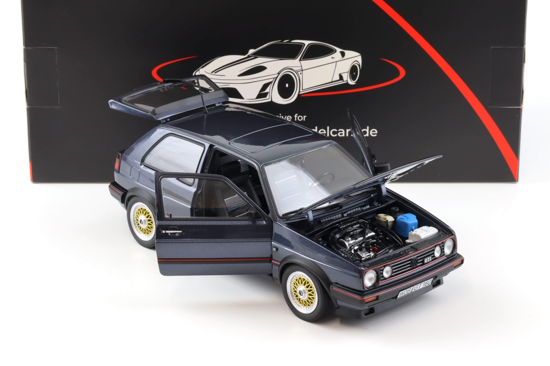 1:18 Norev VW Golf 2 GTI 1988 Helios blue metallic 188563 - Limited 500 pcs.