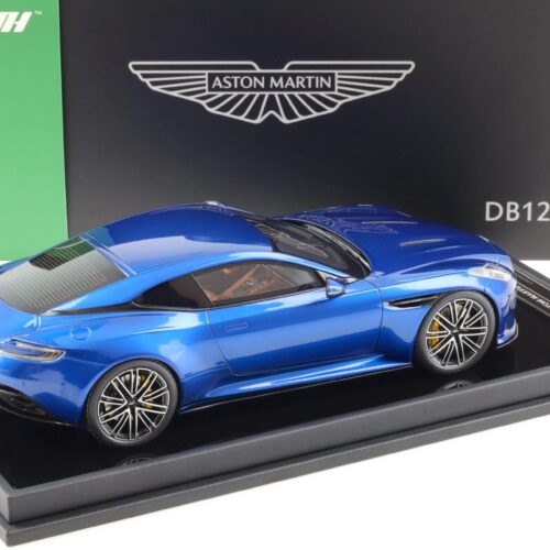 1:18 Motorhelix Aston Martin DB12 Coupe 2023 Ion blue- Limited 99 pcs.