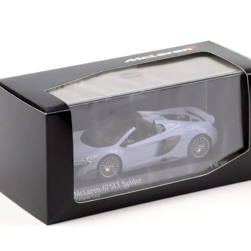 1:43 Minichamps McLaren 675LT Spider 2016 Ceramic grey DEALER VERSION