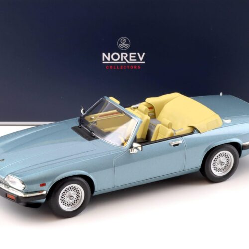 1:18 Norev Jaguar XJ-S 5.3 H.E. Convertible 1988 light blue metallic