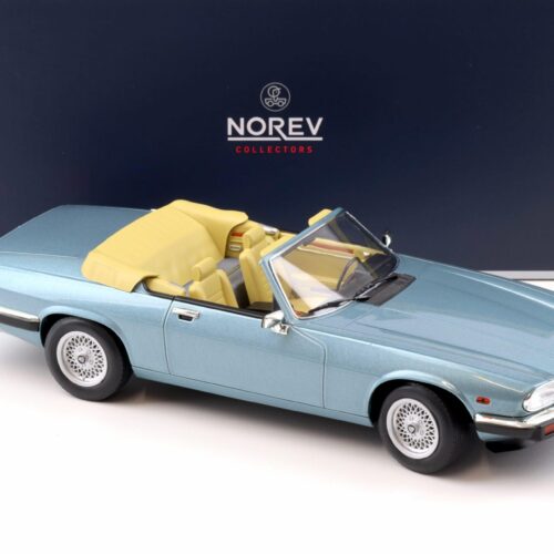 1:18 Norev Jaguar XJ-S 5.3 H.E. Convertible 1988 light blue metallic
