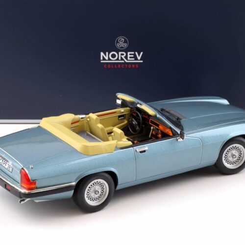 1:18 Norev Jaguar XJ-S 5.3 H.E. Convertible 1988 light blue metallic