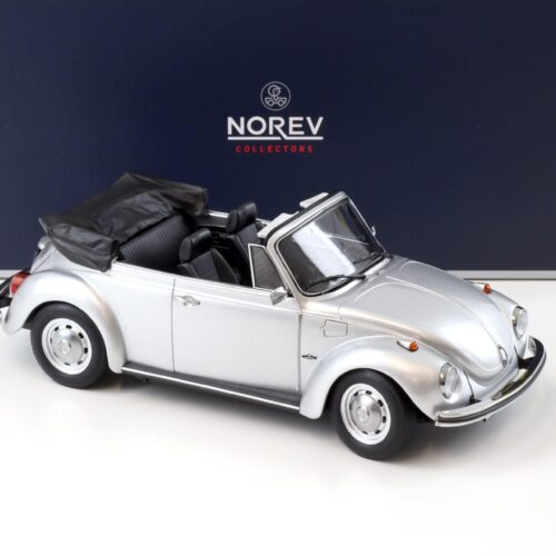 1:18 Norev VW 1303 Käfer Beetle Cabriolet 1973 silver metallic