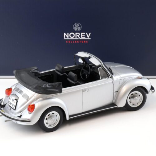 1:18 Norev VW 1303 Käfer Beetle Cabriolet 1973 silver metallic