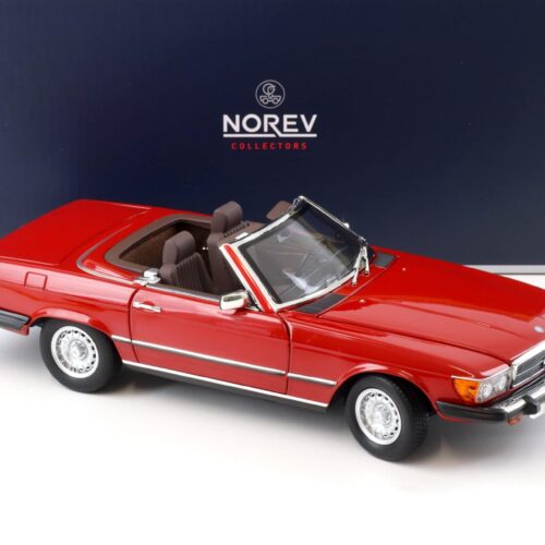 1:18 Norev Mercedes 450SL R107 Cabriolet US Version DALLAS red